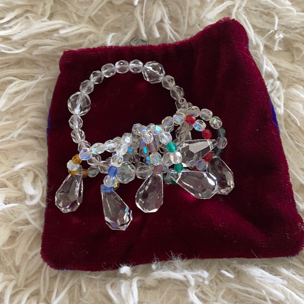 Crystal like Wine glass charms